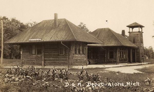 Aloha D M Railroad Train Depot (newer photo)